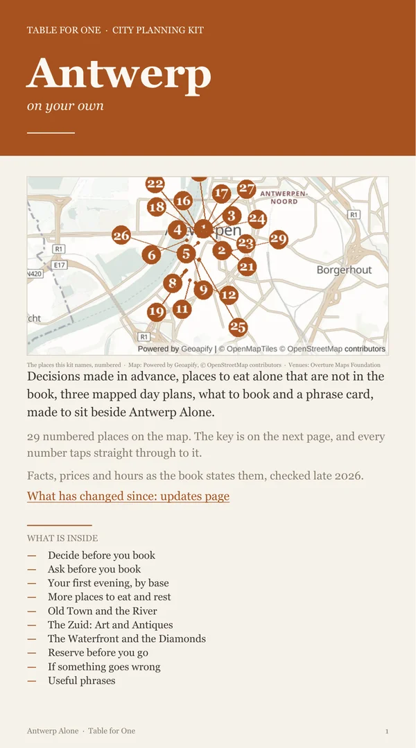 Antwerp Planning Kit cover