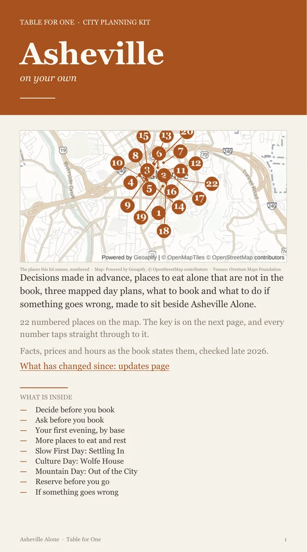 Asheville Planning Kit cover