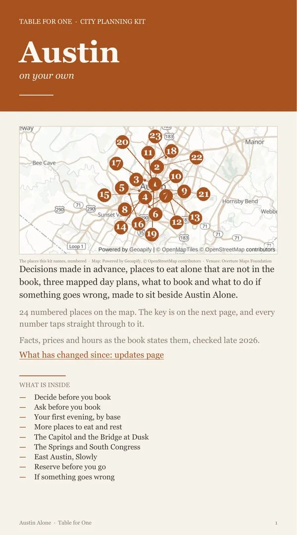 Austin Planning Kit cover