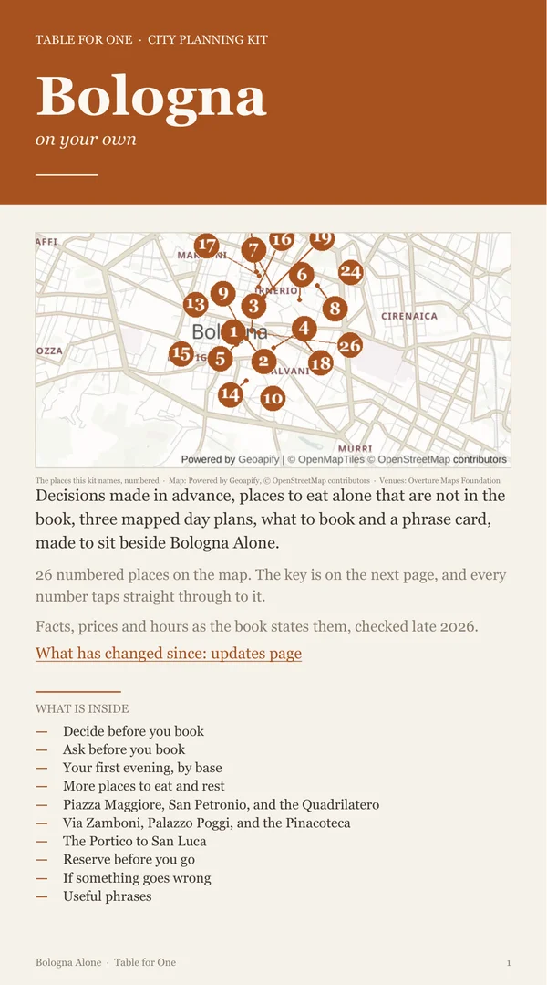 Bologna Planning Kit cover