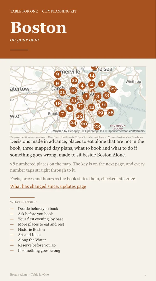 Boston Planning Kit cover