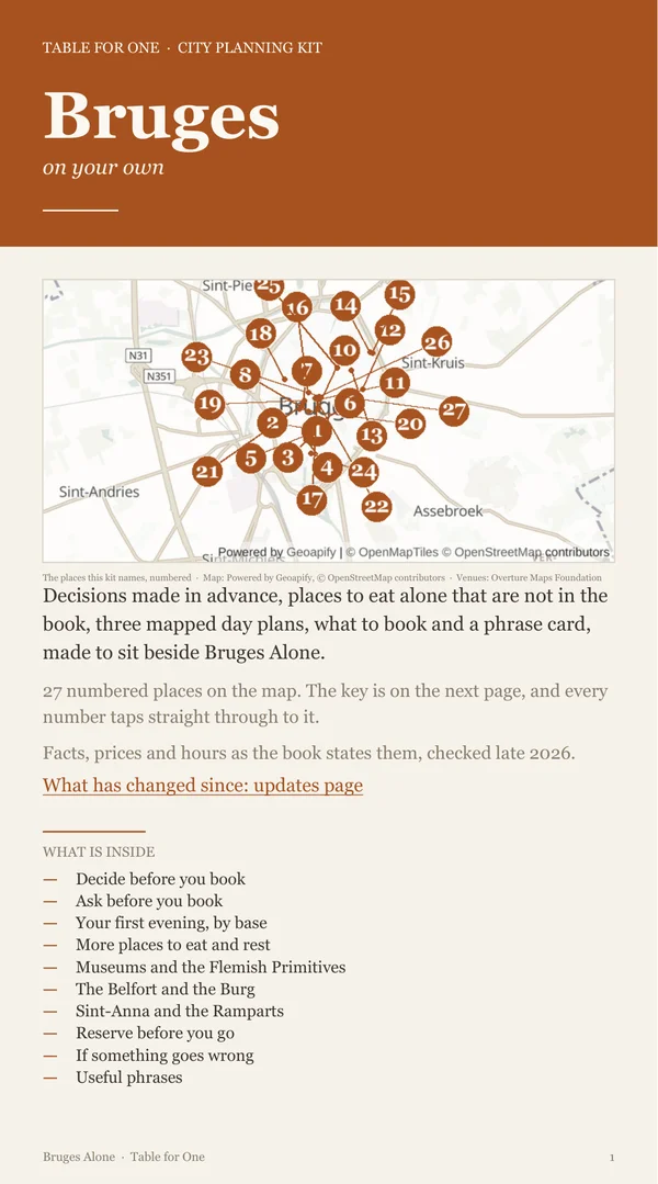 Bruges Planning Kit cover