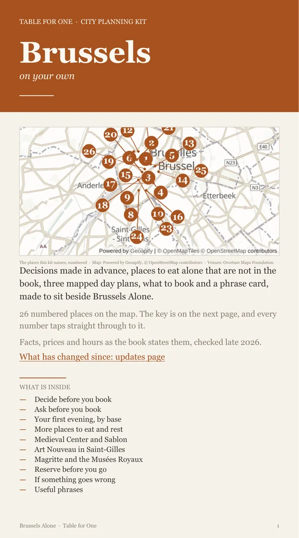 Brussels Planning Kit cover
