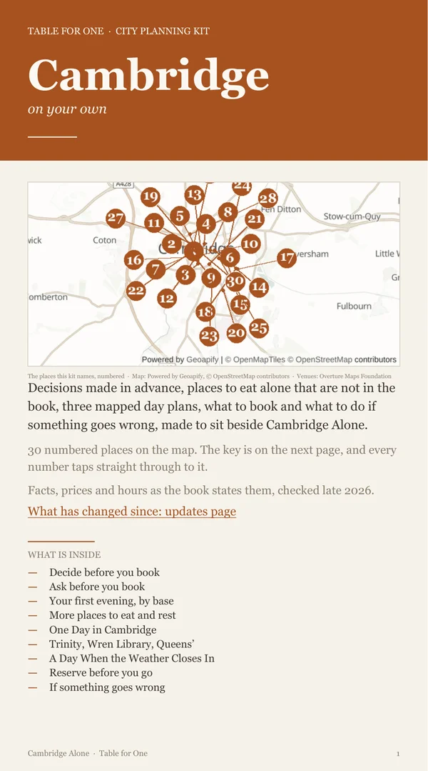Cambridge Planning Kit cover