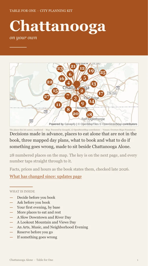 Chattanooga Planning Kit cover