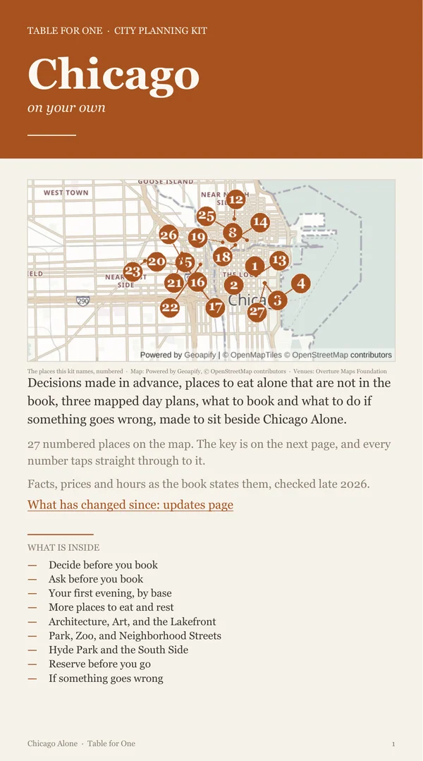 Chicago Planning Kit cover