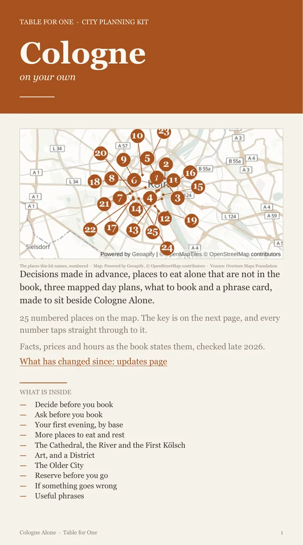Cologne Planning Kit cover
