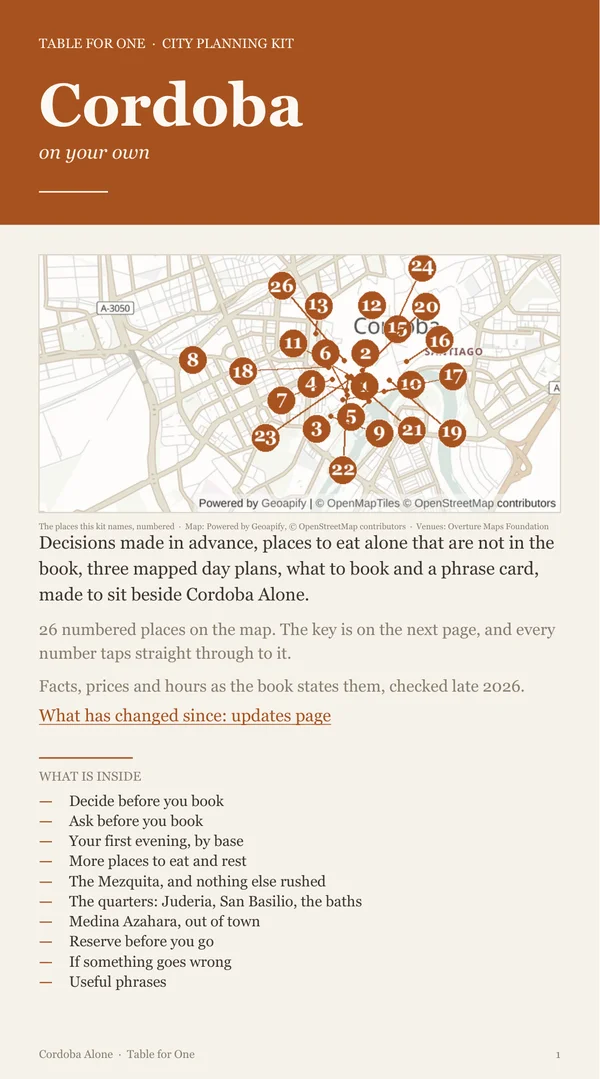 Cordoba Planning Kit cover
