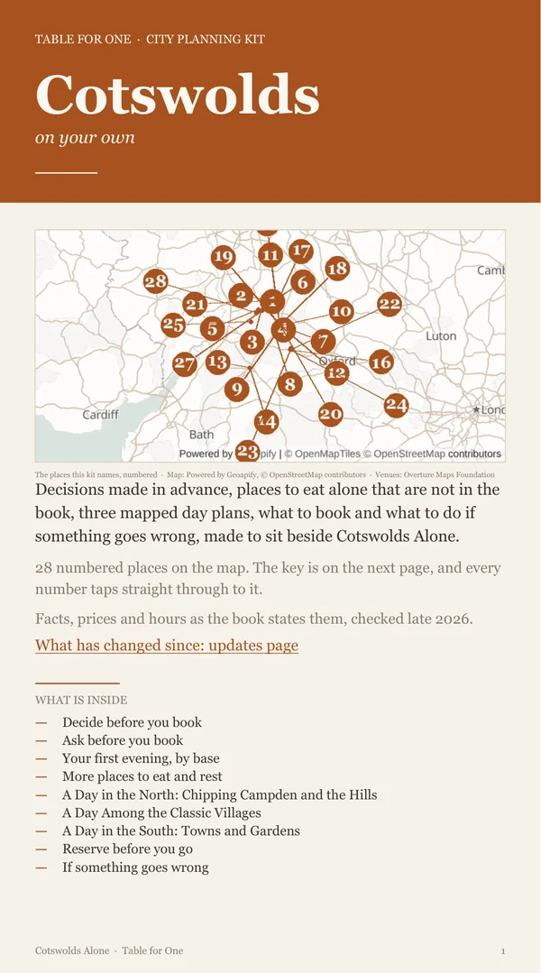 Cotswolds Planning Kit cover