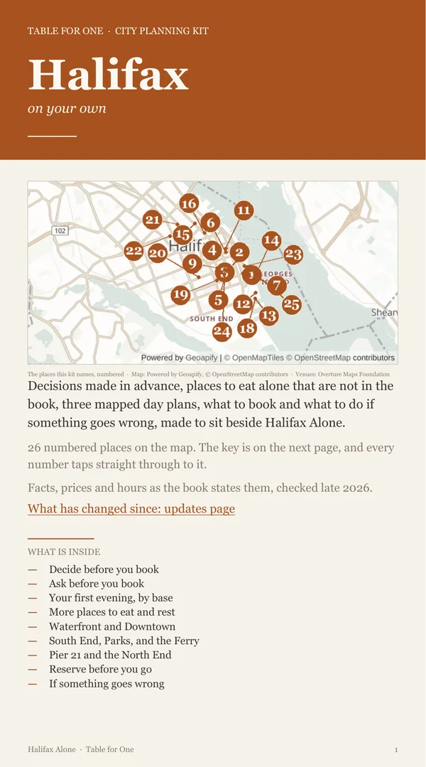 Halifax Planning Kit cover