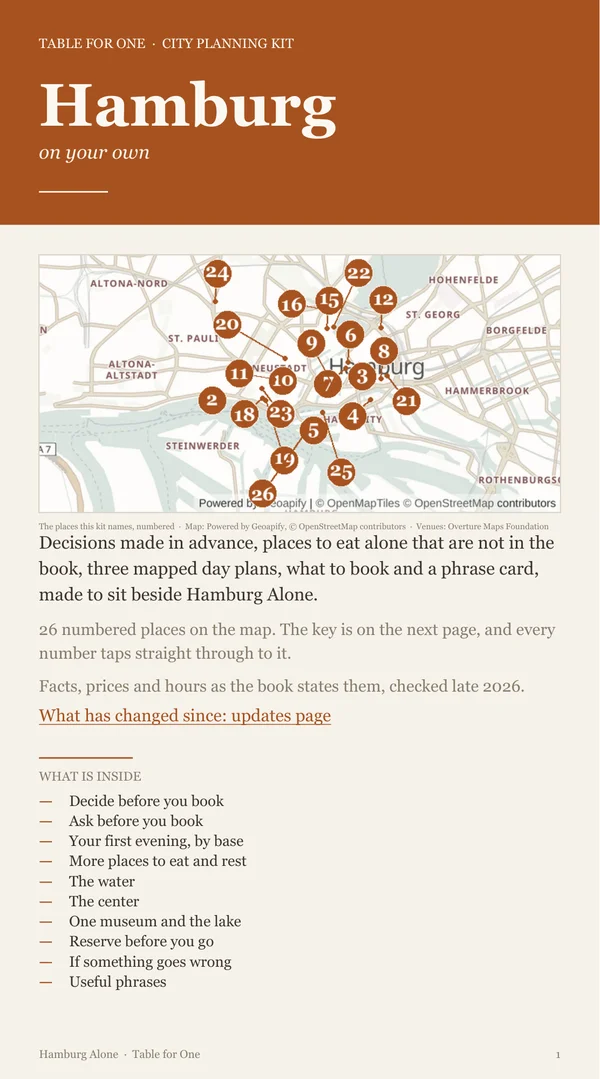 Hamburg Planning Kit cover