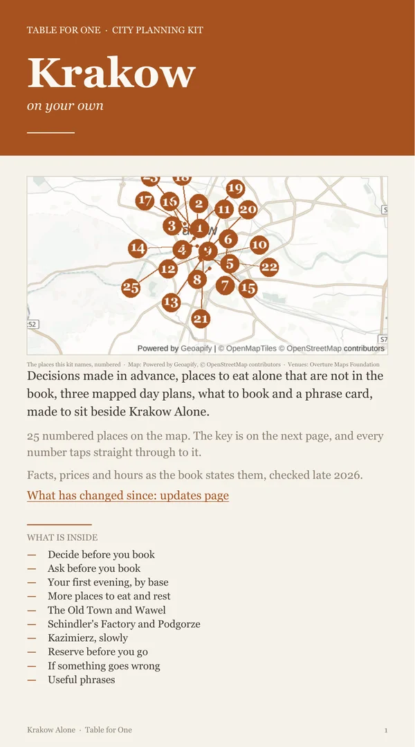 Krakow Planning Kit cover