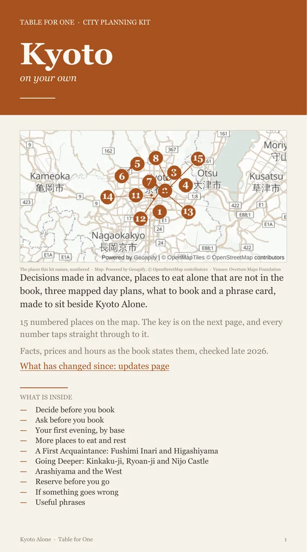 Kyoto Planning Kit cover