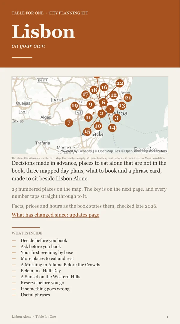 Lisbon Planning Kit cover