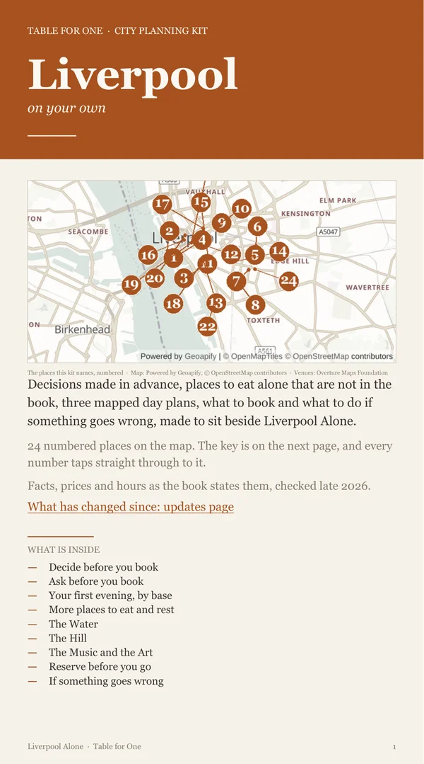 Liverpool Planning Kit cover