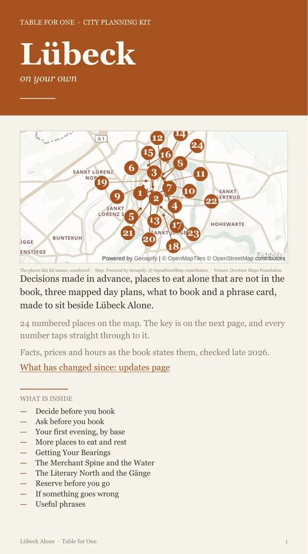 Lübeck Planning Kit cover
