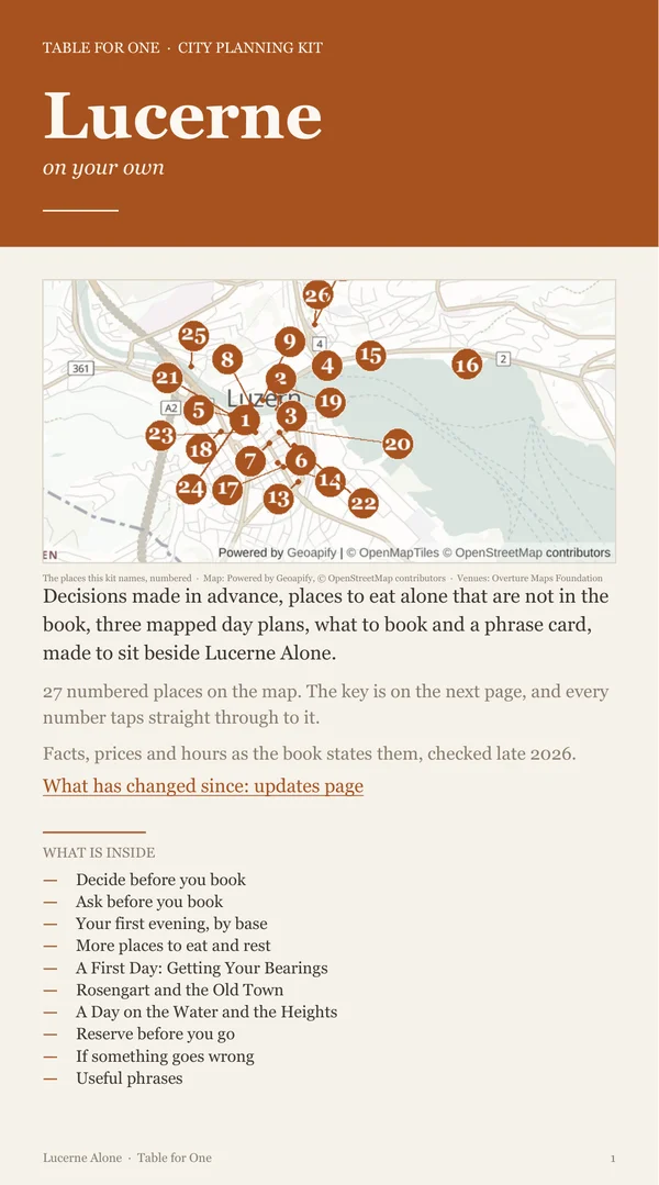 Lucerne Planning Kit cover