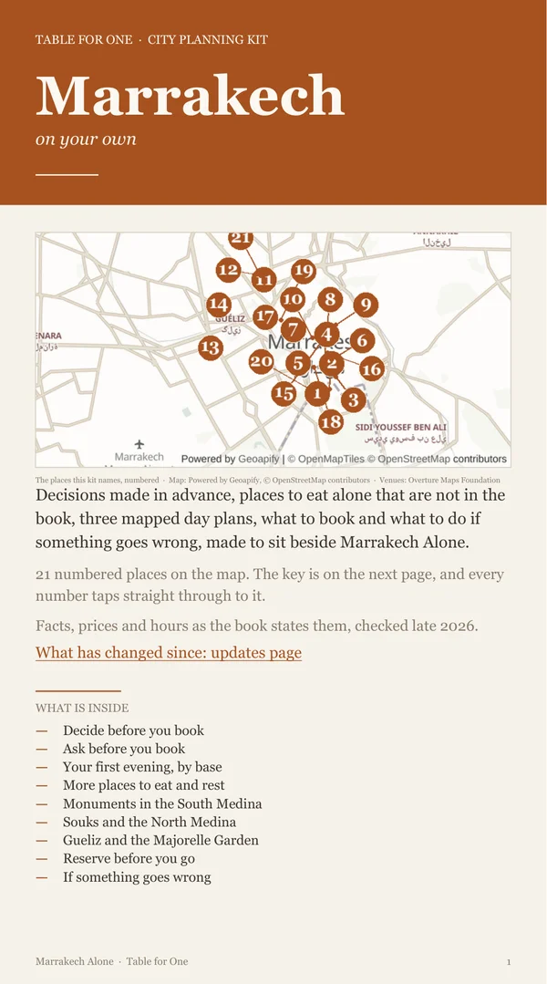 Marrakech Planning Kit cover