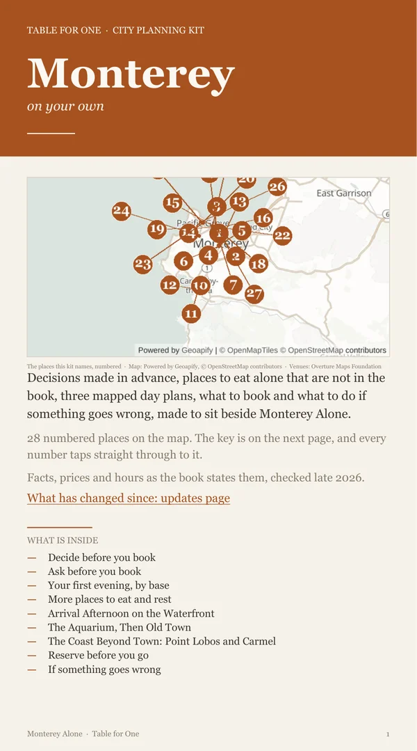Monterey Planning Kit cover