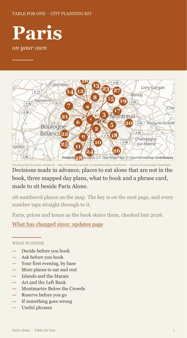 Paris Planning Kit cover