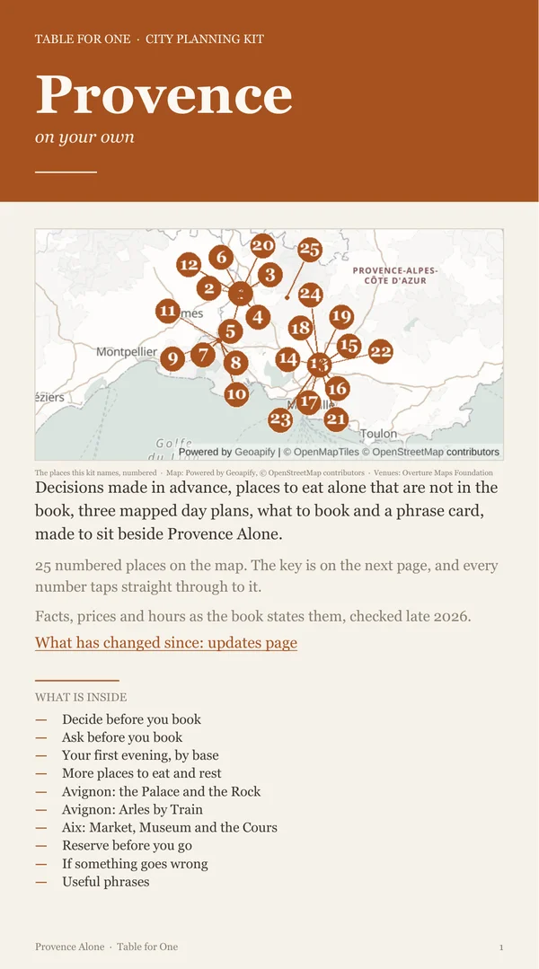 Provence Planning Kit cover