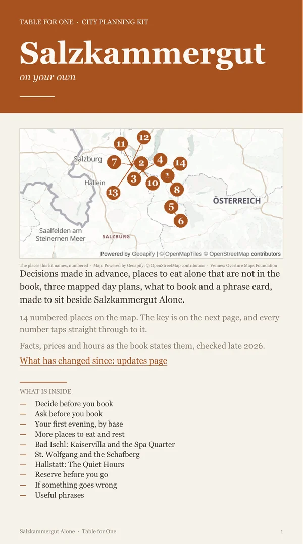 Salzkammergut Planning Kit cover