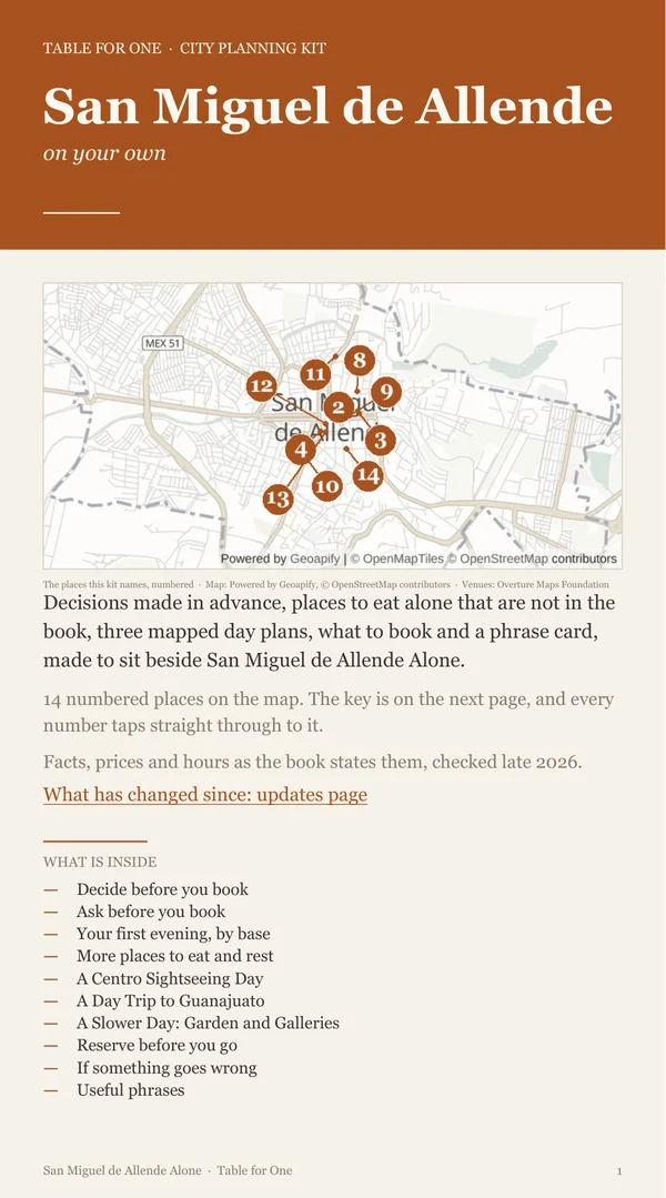 San Miguel de Allende Planning Kit cover