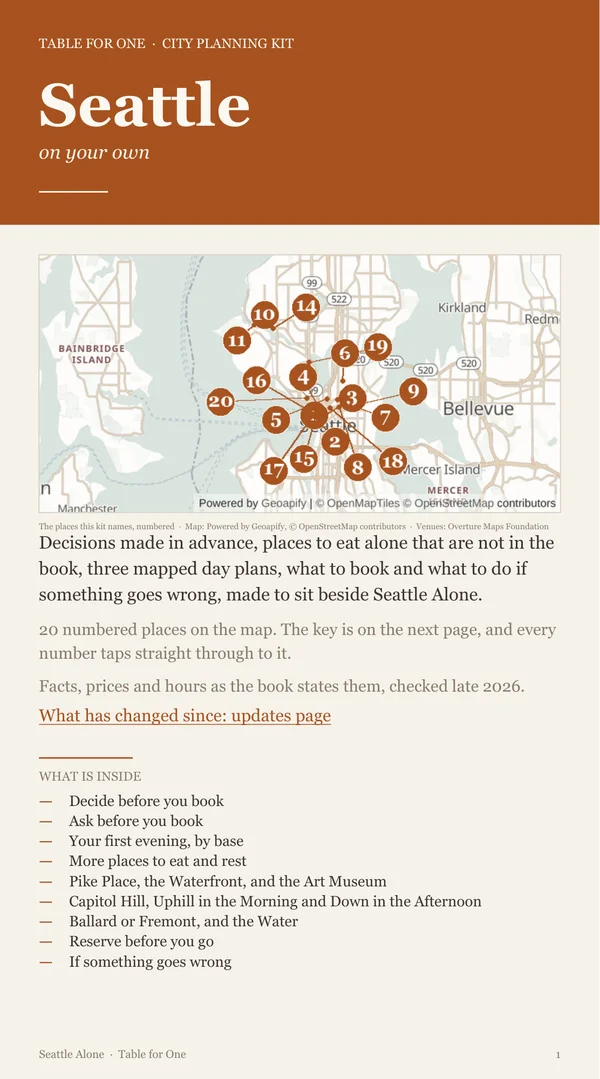 Seattle Planning Kit cover