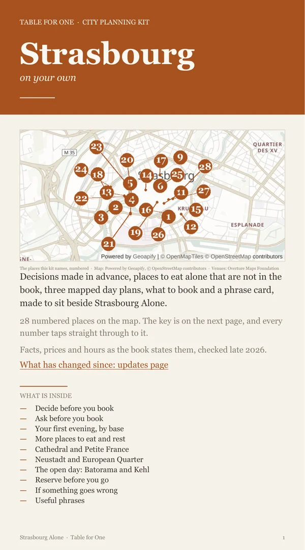 Strasbourg Planning Kit cover