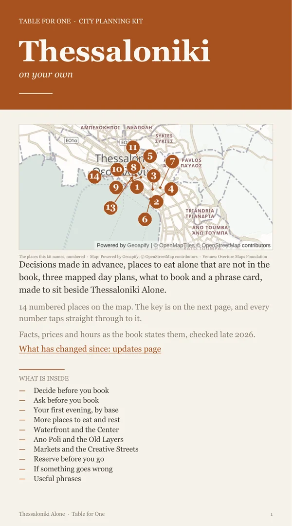 Thessaloniki Planning Kit cover
