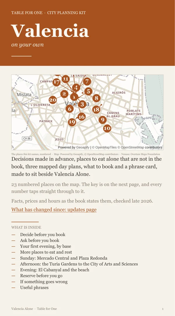 Valencia Planning Kit cover