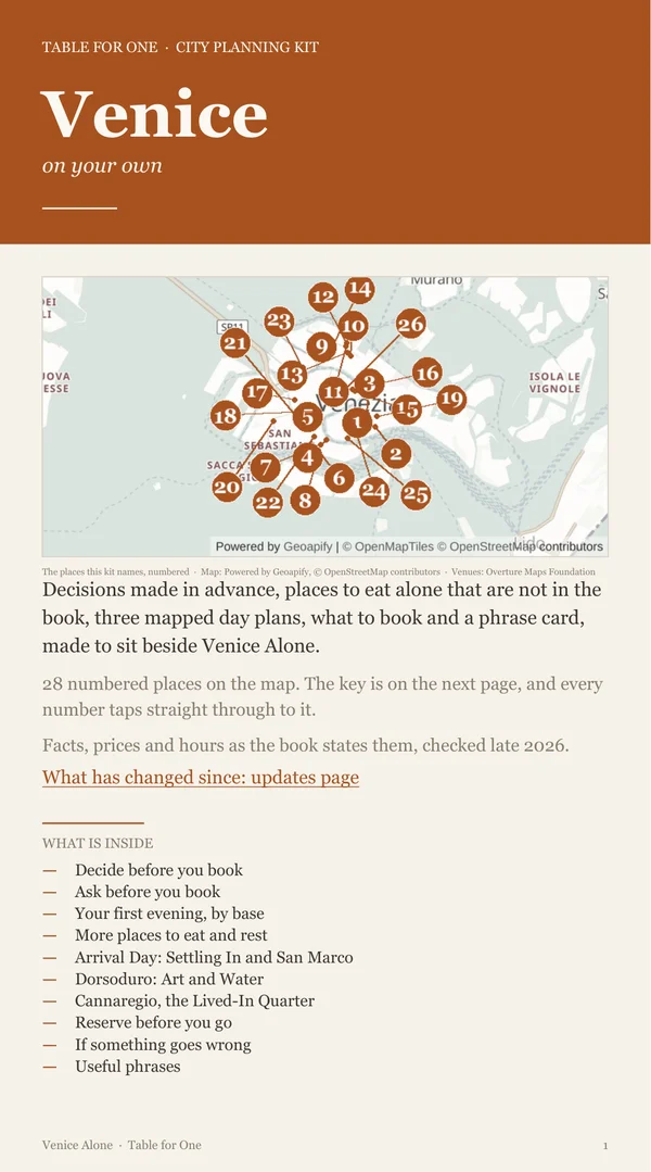 Venice Planning Kit cover