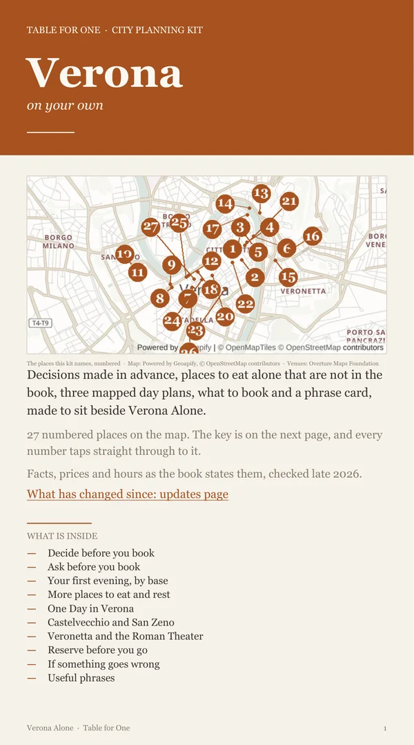Verona Planning Kit cover