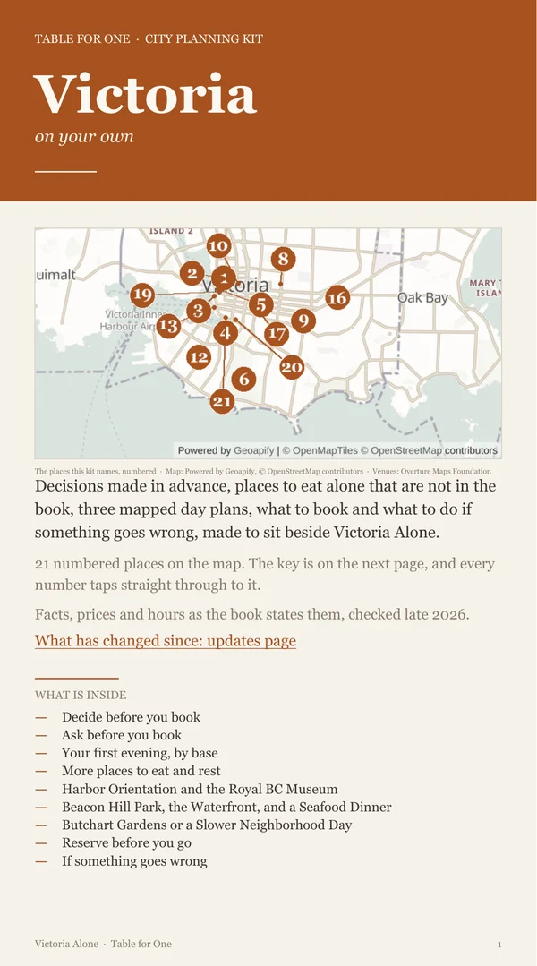 Victoria Planning Kit cover