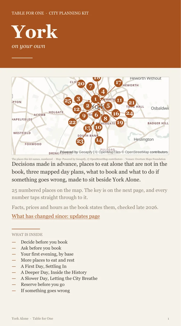 York Planning Kit cover
